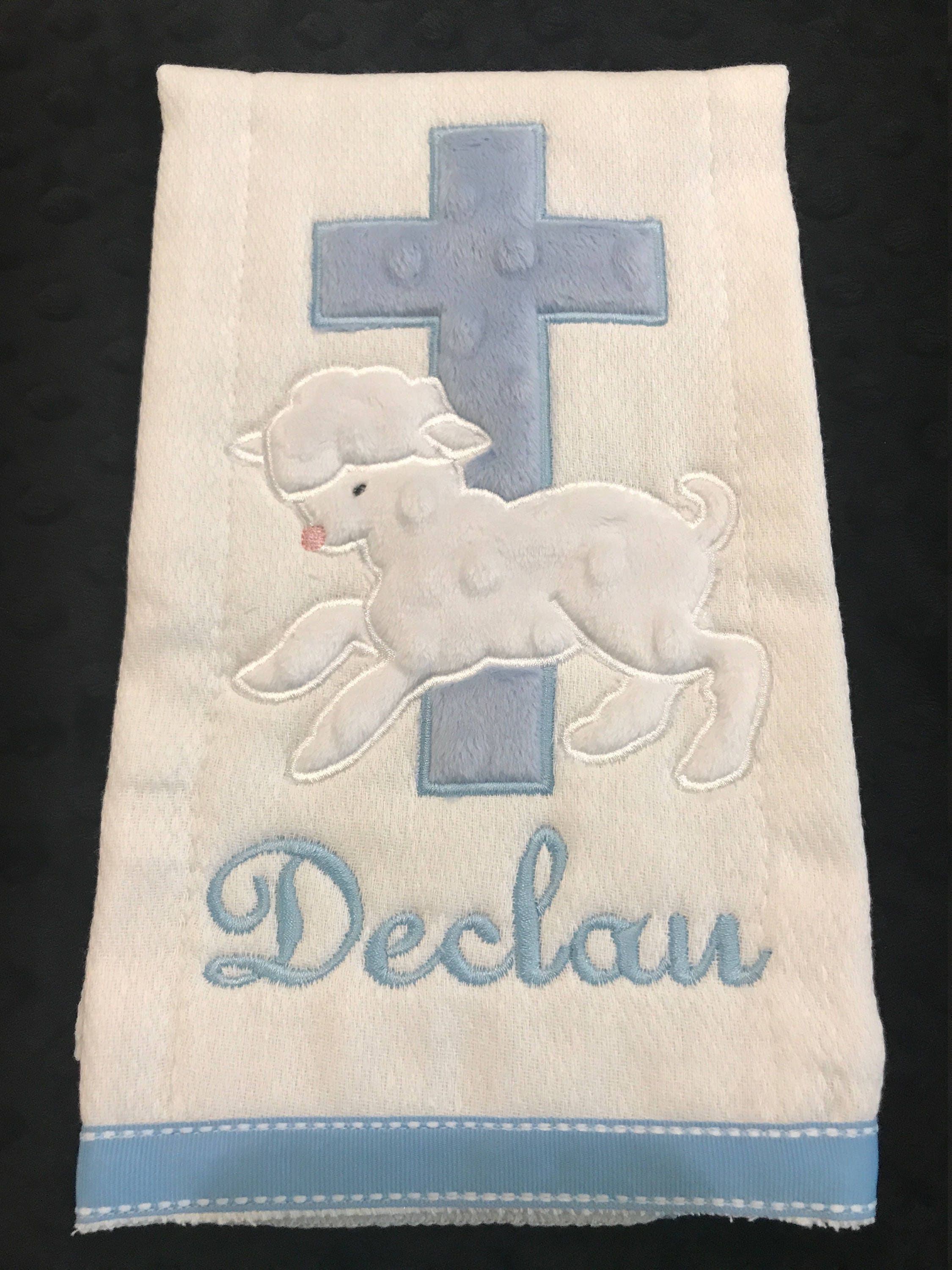 Baptism Burp Cloth