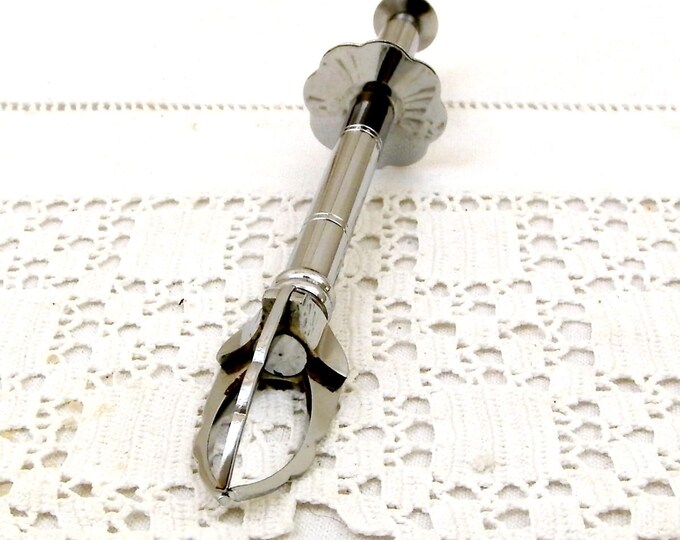 Vintage Sugar Tongs / Sugar Pincers with Satin Lined Box from France, French Sugar Cube Pincers Le Crabe, Ice Tongs, Tea Time Accessory