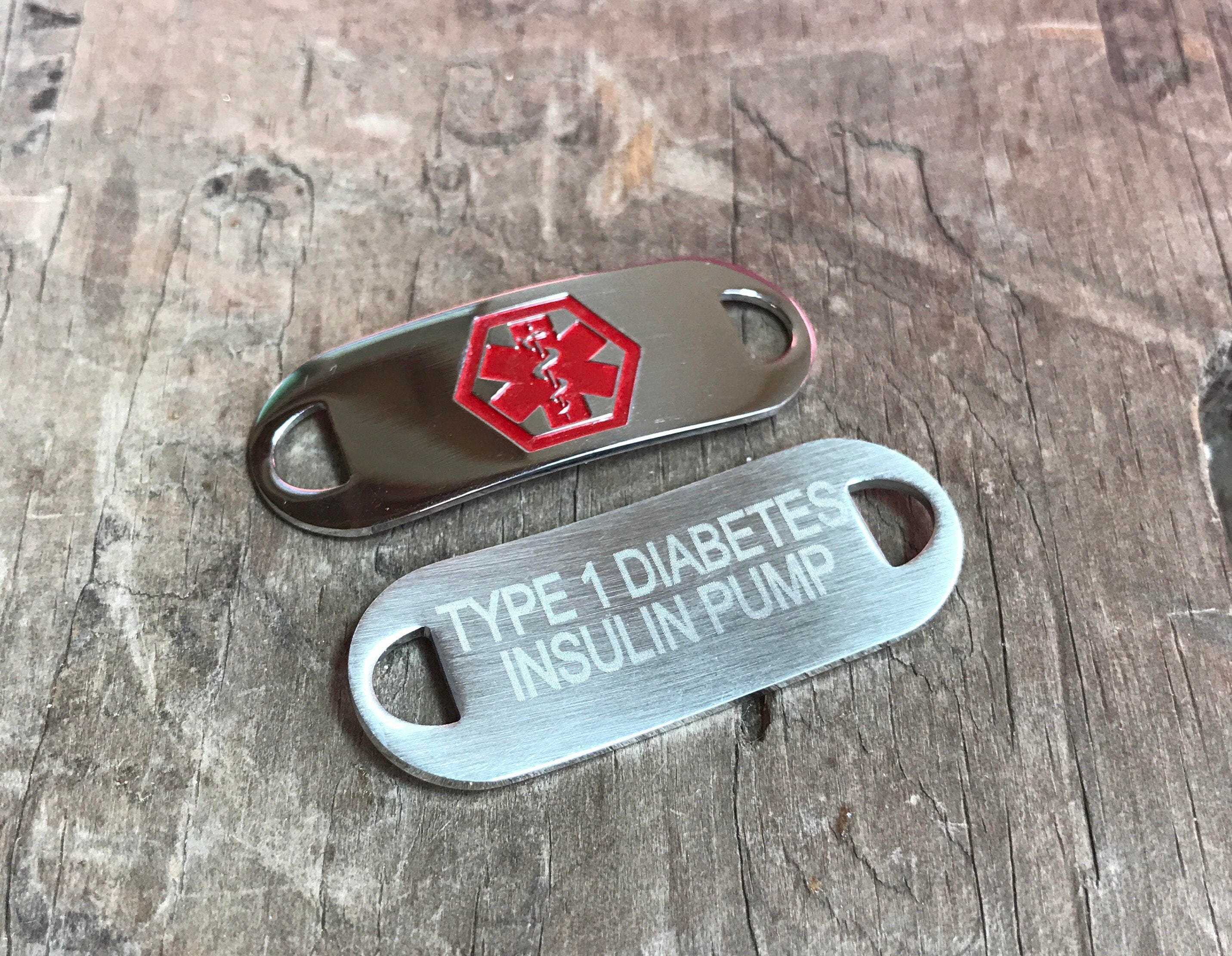 Medical Identification Alert Tag for Medical Bracelet I.D. Tag