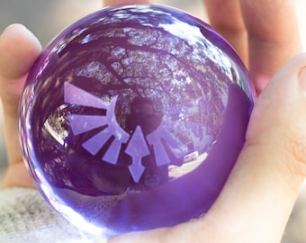 Spirit Orb - Legend of Zelda Breath of the Wild Glass Sculpture