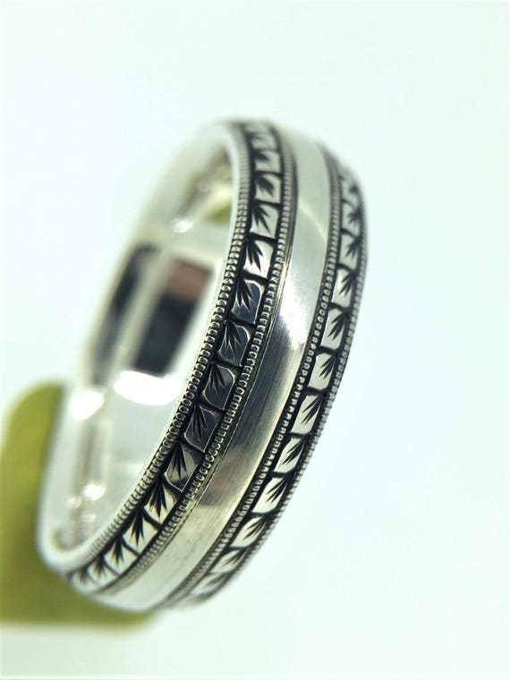 minimalist wedding band men