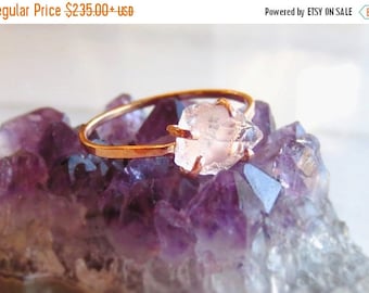 Raw Rose Quartz Ring Raw Pink Stone Ring Rough Stone Ring Raw Pink Stone Raw Rose Quartz Ring Alternative Engagement Rose Quartz Ring Ring
