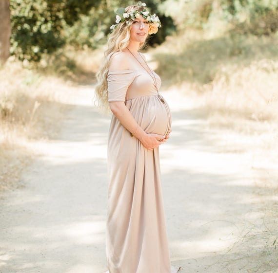 Maternity dress for photoshoot maternity gown long maternity