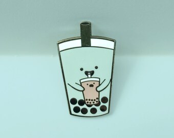 Bubble Tea Enamel Pin