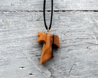 Cross Crucifix made of olive wood 2
