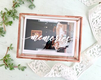 Personalized Glass Box Customized Jewelry Box / Bridesmaid Gift / Personalized Gift / Maid of Honor /jewelry storage / Birthday G