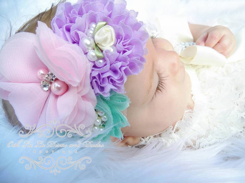 Pastel Headband/Baby Headband/Baby Headbands and Bows/Infant