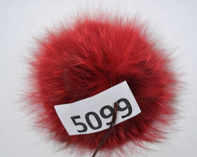 6" FOX FUR POMPOM! Red Pom-Pom, Fox Pom Pom, Real Fur Pom Pom, Genuine Fur, Pom Pom for Winter Hat, Pom Pom for Women Hat, for Knitted hat