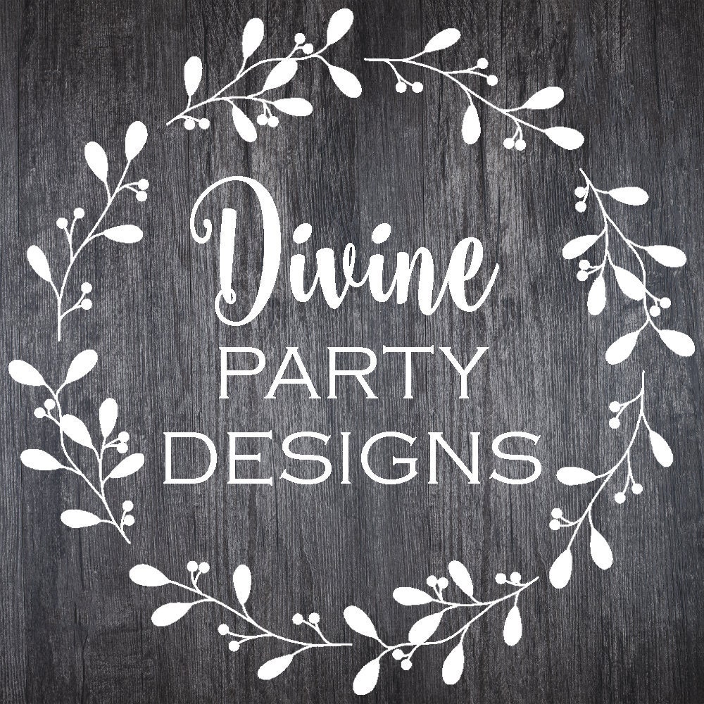 DivinePartyDesign - Trendy, cute and affordable printable party decorations