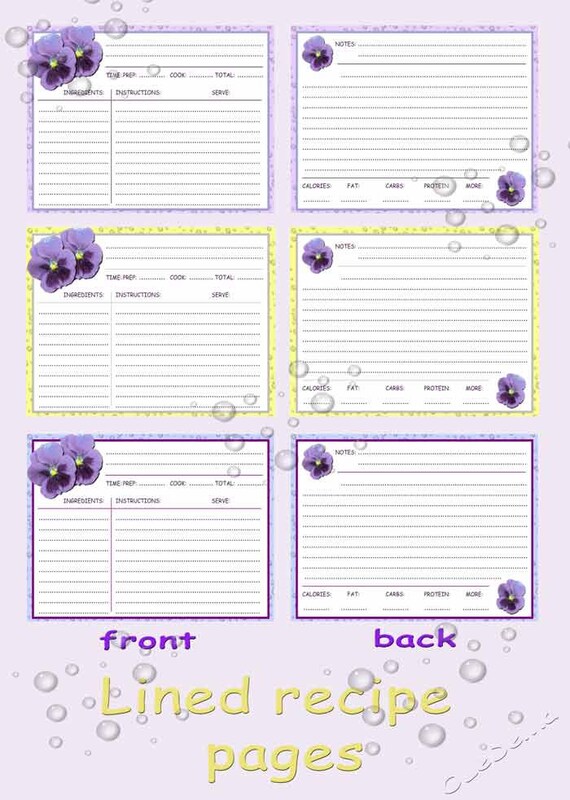 recipe book making