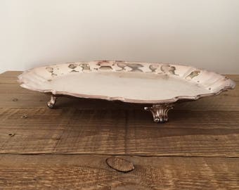 Leonard Silver Hollow Ware Footed Tray