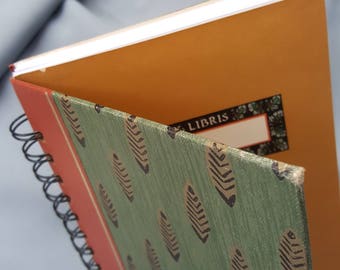 BLANK SKETCHBOOKS Upcycled Vintage Reader's Digest Condensed Book Covers, 75 white pages and wire binding