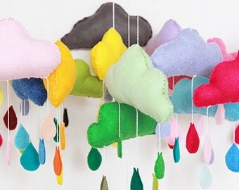 Handmade felt speech bubble.