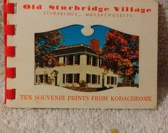 Old Sturbridge Village, Sturbridge Massachusetts , Ten Souvenir Prints From Kodachrome