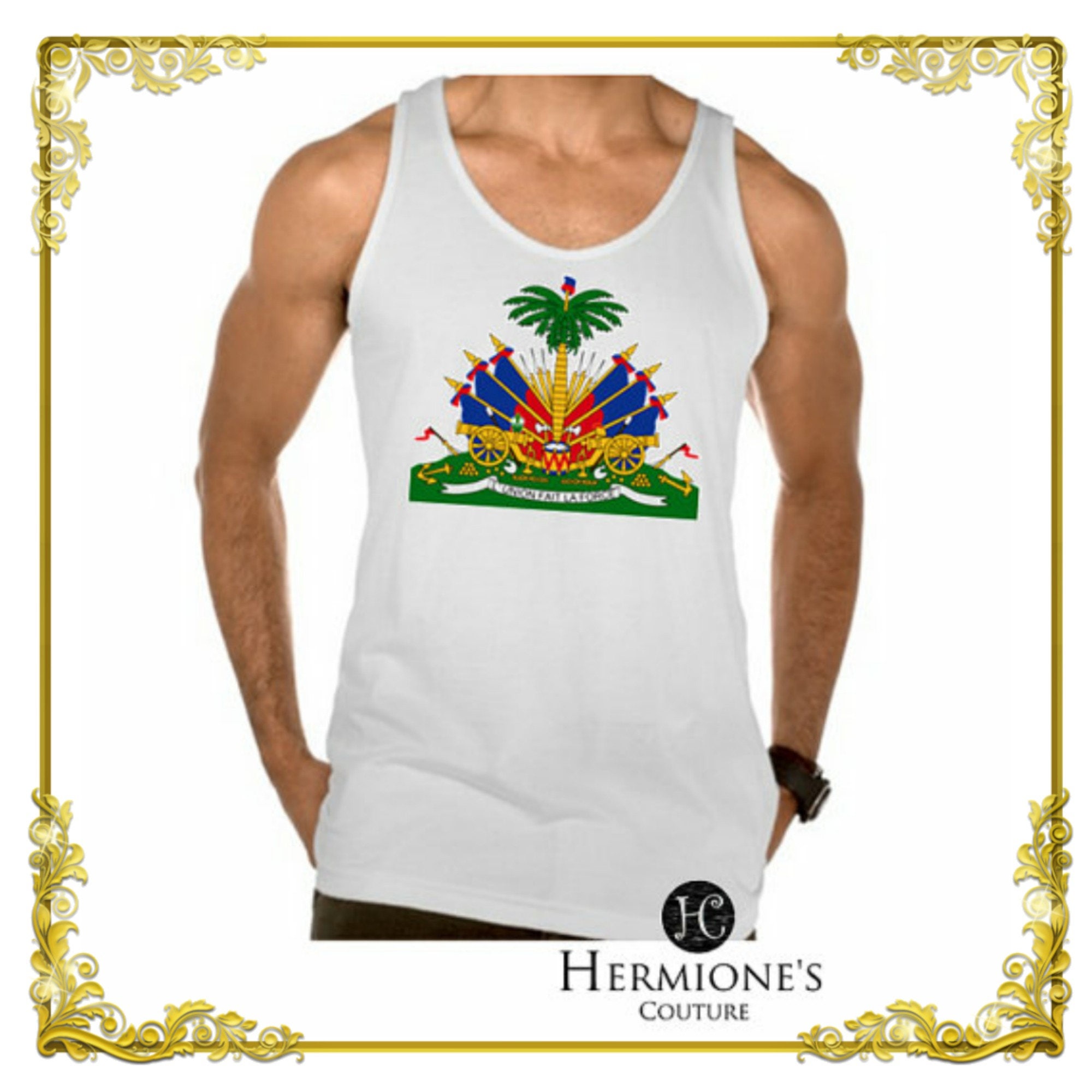 Haiti Logo Tank Top for Man