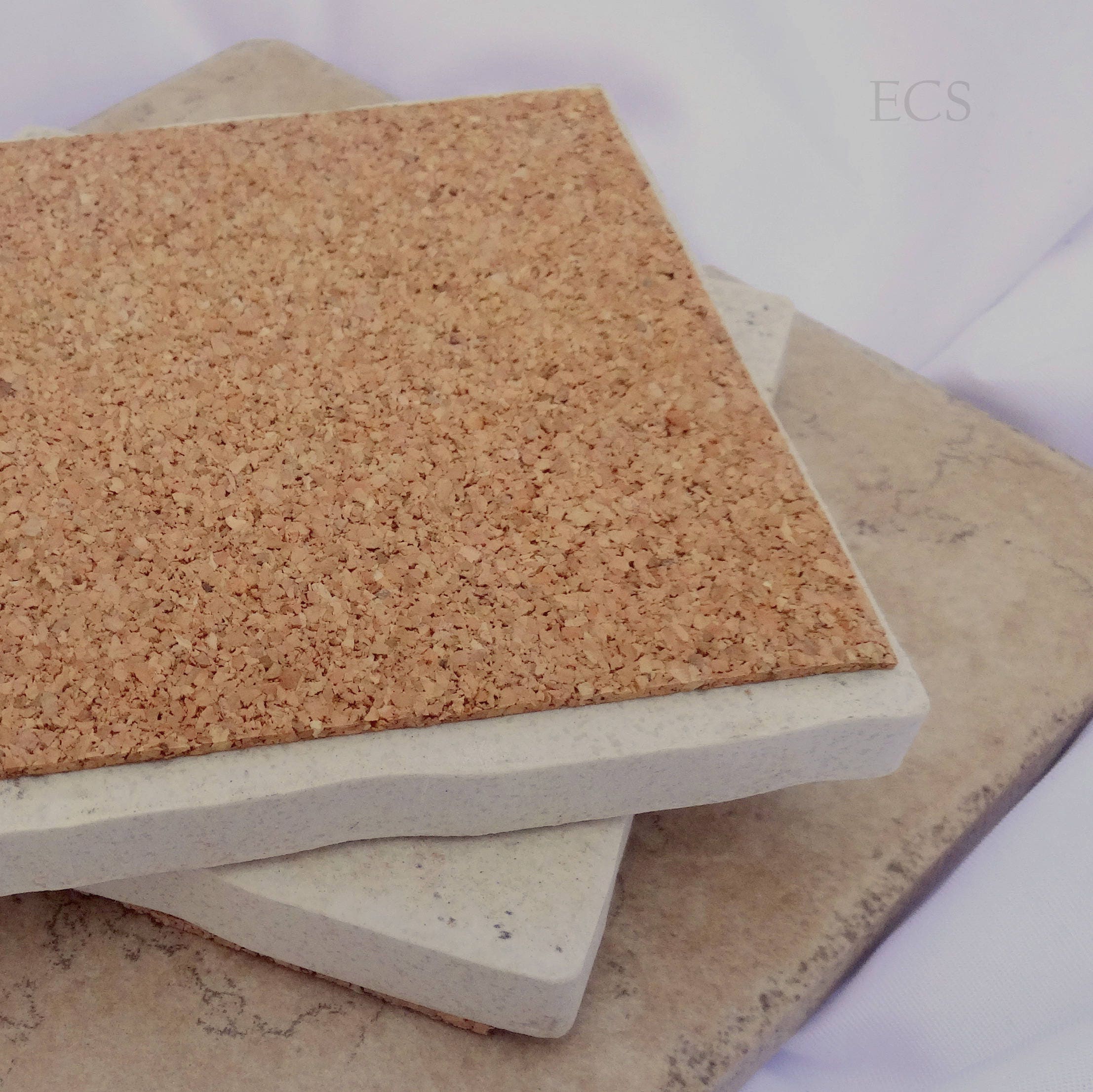 pack of 10 or 20 cork squares 6 x 6 cork tile backing pack of 10 or 20 cork squares 6 x 6 cork tile backing