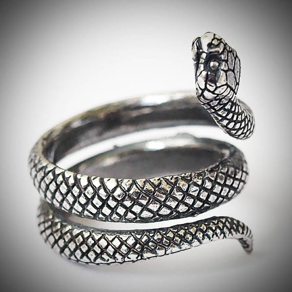 Snake ring Snake jewelry Snake rings Snakes Silver plated