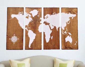 World Map Wood Wall Art world map wall art | etsy World Map Wood Wall Art world map wall art | etsy