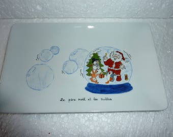 French Christmas Santa or Pere Noel Donkey with Gifts