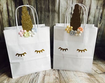 Unicorn party loot bags, party favors, party boxes goodie bags