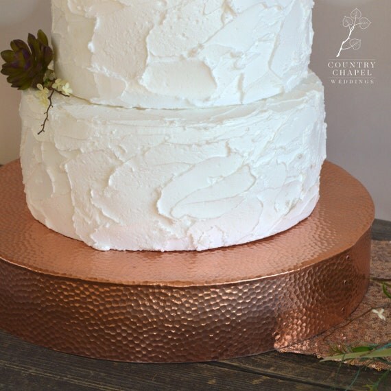 Hammered Copper Cake Stand Wedding Metal Hammered Copper Cake Stand Wedding Metal