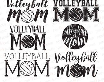 Volleyball Mom SVG - Volleyball SVG - Volleyball Mom - Sports Mom Svg - Volleyball Dxf - Volleyball Mom Shirt Graphic - Mom Svg