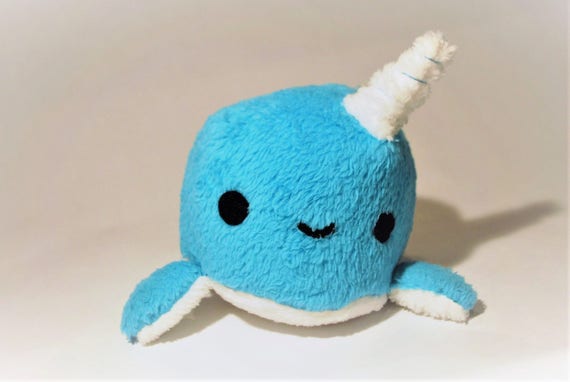 kawaii narwhal plush