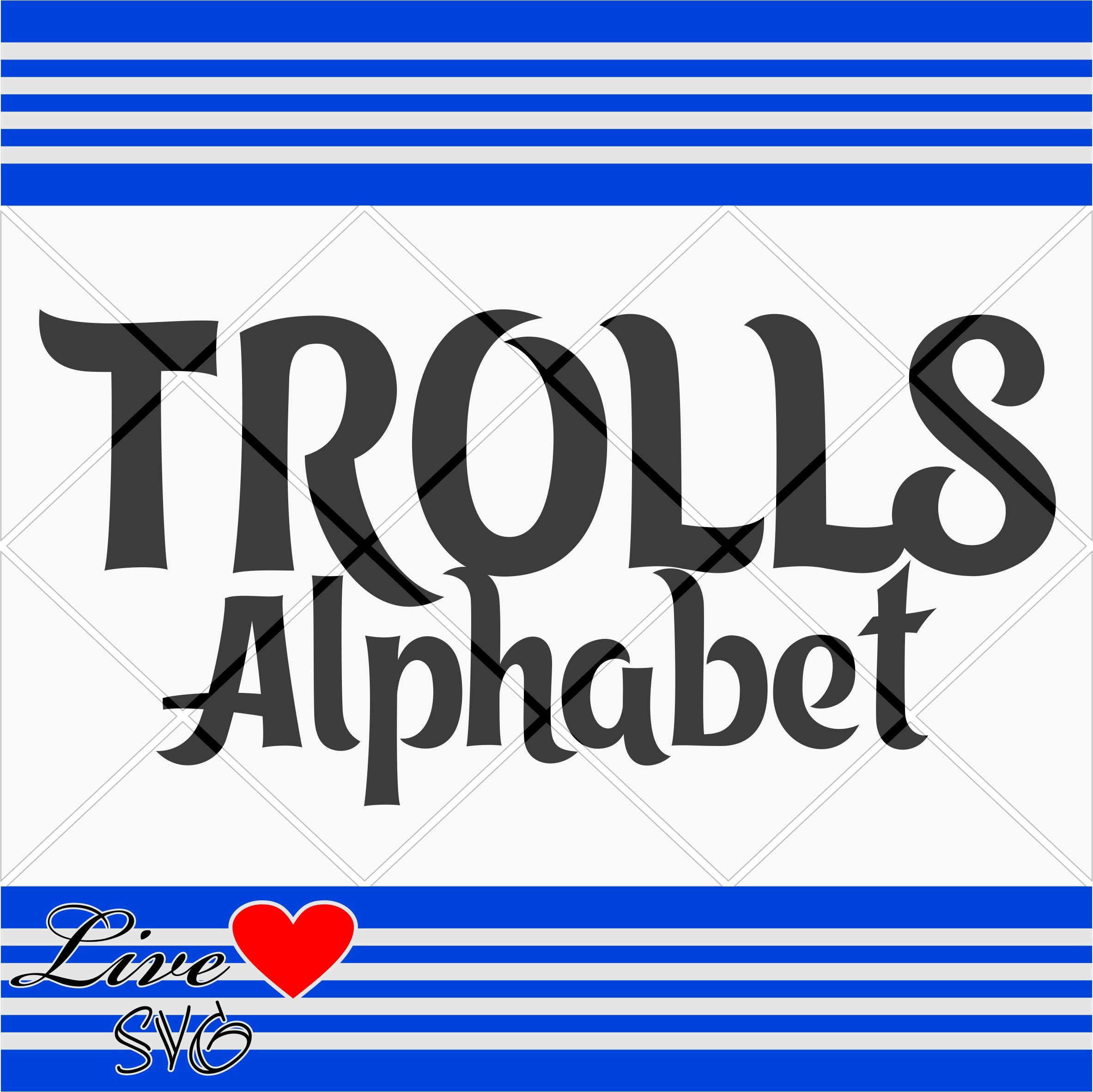 trolls svg alphabet letters svg fonts disney svg disney