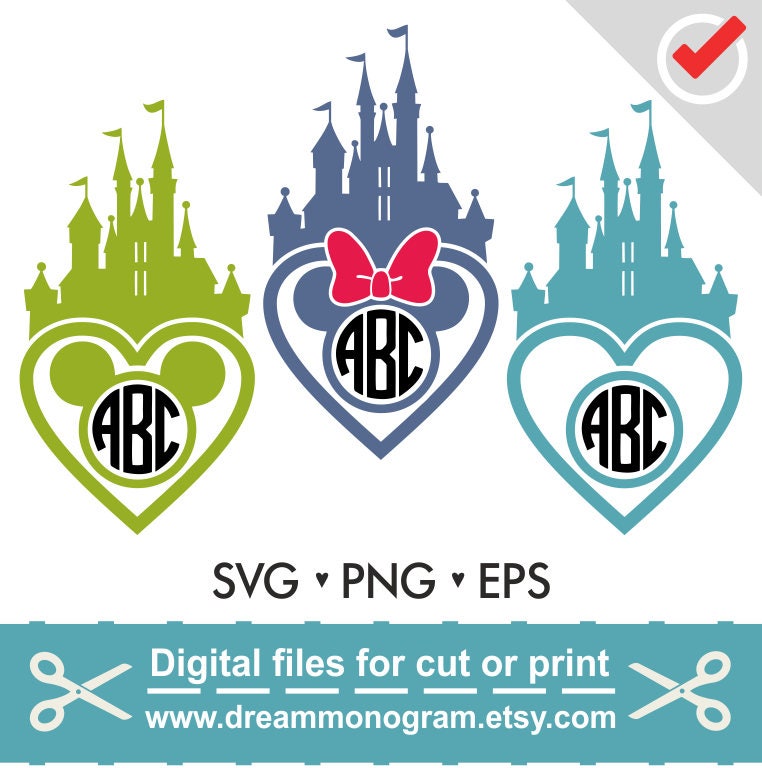 Free Free 178 Monogram Disney Castle Svg SVG PNG EPS DXF File