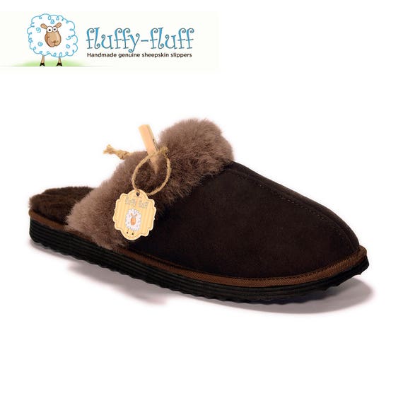 fluffy male slippers