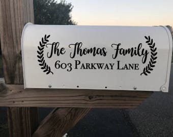 Custom Mailbox Decal - Set of 2