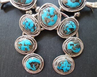 Sold: Reserved for Robin. Squash Blossom Necklace