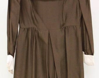 1960s Peter Pan Collar Dress Sz S-M