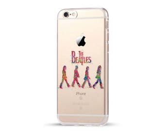 The Beatles Case Music Rock Stars Walking Street Abbey road Colorful Soft Clear Case Cover iphone 7 7plus 6 6S 6plus 5 5s SE matte Fundas
