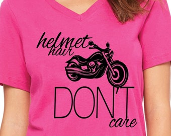 bike hair dont care shirt