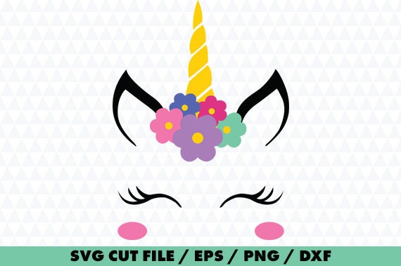 Download Unicorn face Unicorn face svg Unicorn silhouette Unicorn