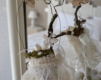 Old paper Cone and butterflies