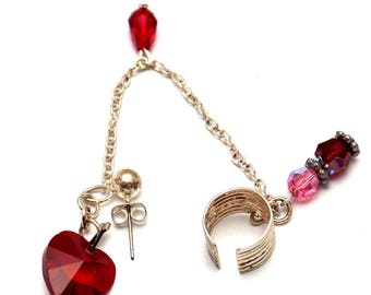 Heart earring