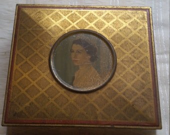 Queen Elizabeth II Coronation Biscuit Tin by McVitie & Price Ltd. 1953