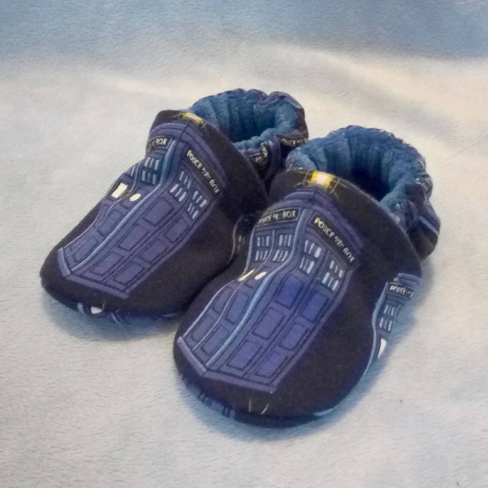 Tardis: Soft Sole Baby Shoes 3-6M Tardis: Soft Sole Baby Shoes 3-6M