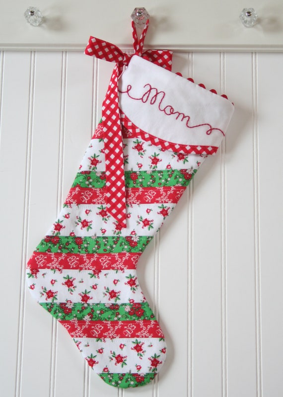 personalized baby christmas stocking