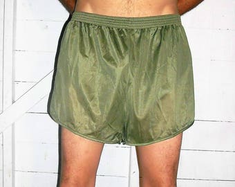 Nylon running shorts | Etsy