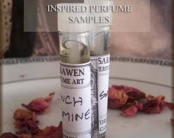 DEMON HUNTER theme Gothic Supernatural Perfume Oil Samples / 1ml perfume Oil / Vegan perfume / Mens Cologne Scents