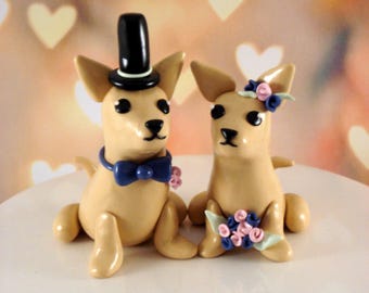Chihuahua Cake Topper Cake Decoration Wedding Cake Topper Wedding Anniversary Cake Topper Keepsake Chihuahua Wedding Cake