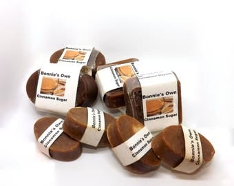 Cinnamon Sugar Soap Set, 9 bars, 13.5 oz, Winter Soap, Cinnamon Soap, Stocking Stuffer, Christmas Soap, Spice Soap, Cooking Saop, Goat Milk