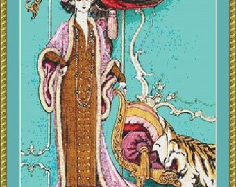 Manon Fille Galante Cross Stitch Pattern
