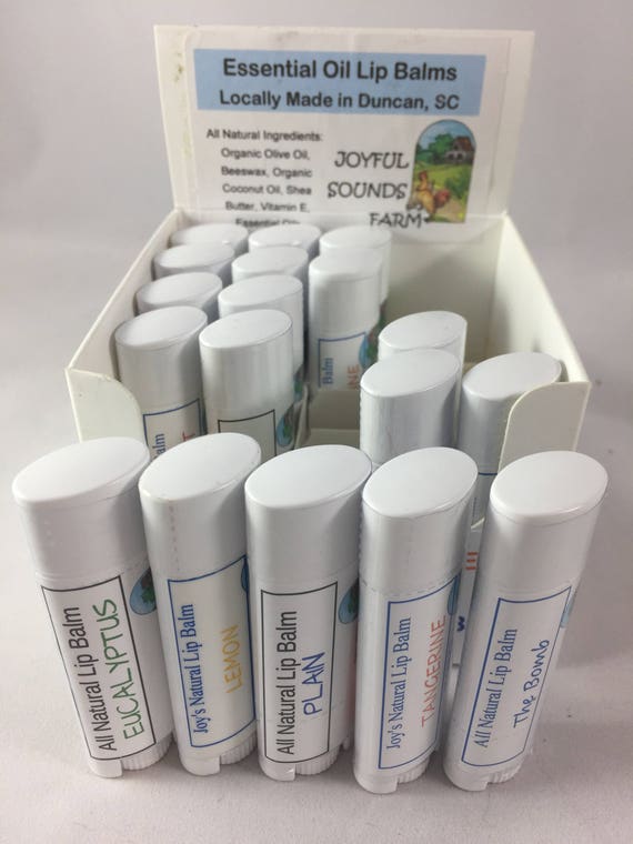 All Natural Lip Balm Essential Oil Lip Balm Chap Stick Lip