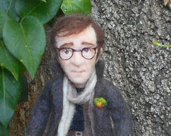 Needle felted figurine OOAK Caricature doll Home decoration Ready to ship