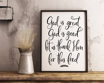 God is great | Etsy