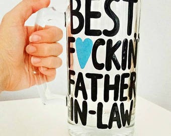 father in law gift, father in law, father in law wedding gift, father in law gift wedding, father in law birthday, beer, beer mug, mature